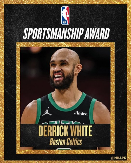 乐鱼体育官方网站-NBA官宣：怀特收获体育道德风尚奖 绿军后卫连续两年获奖